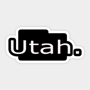 Utah Sticker